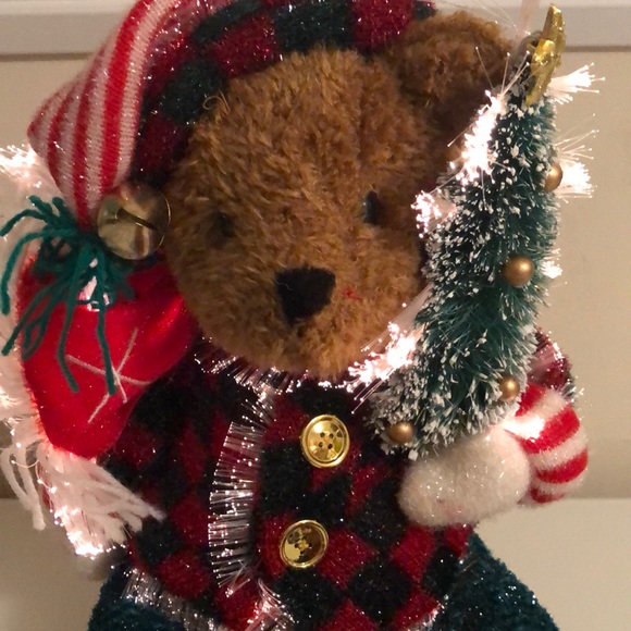 Christmas Light Up Teddy Bear - Picture 2 of 4